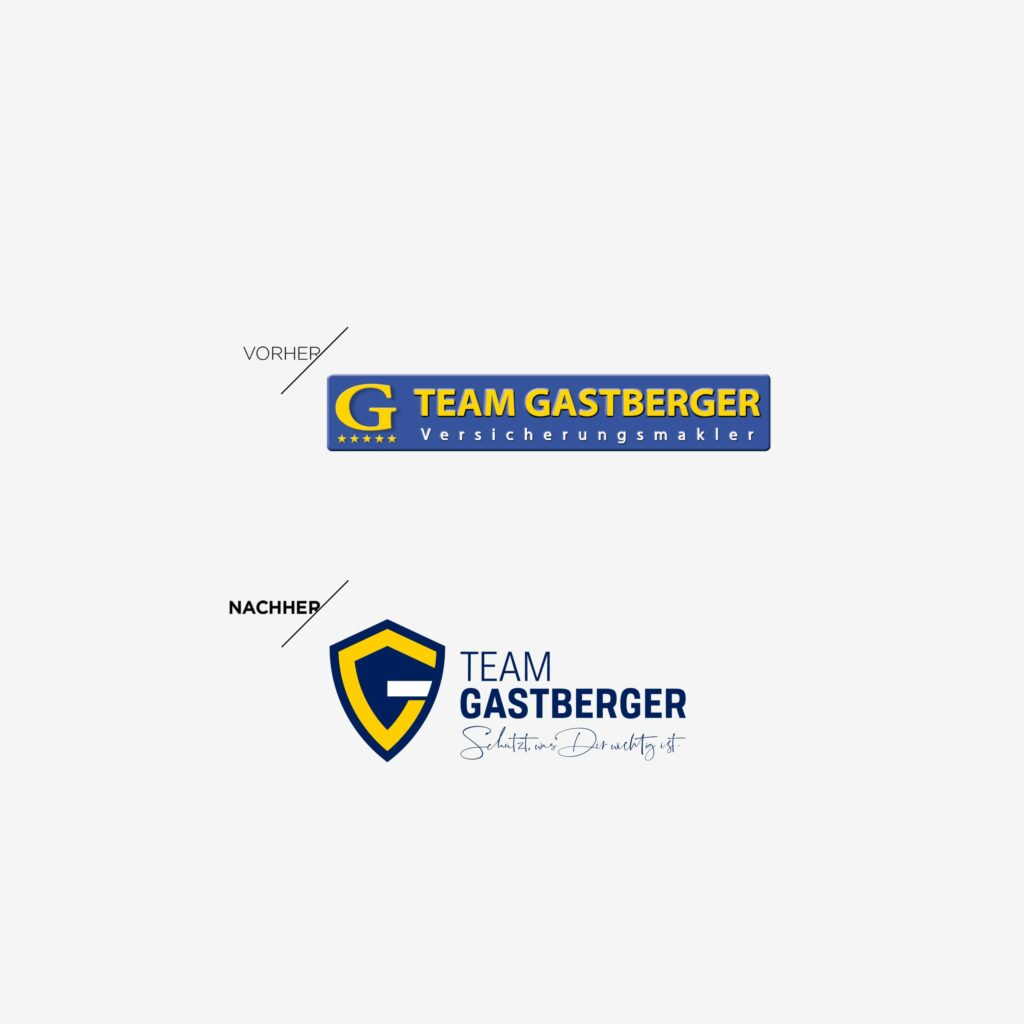 Logo Vergleich von Team Gastberger