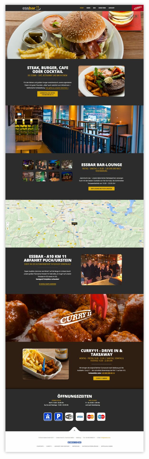 Website Full Page von Essbar Puch Urstein